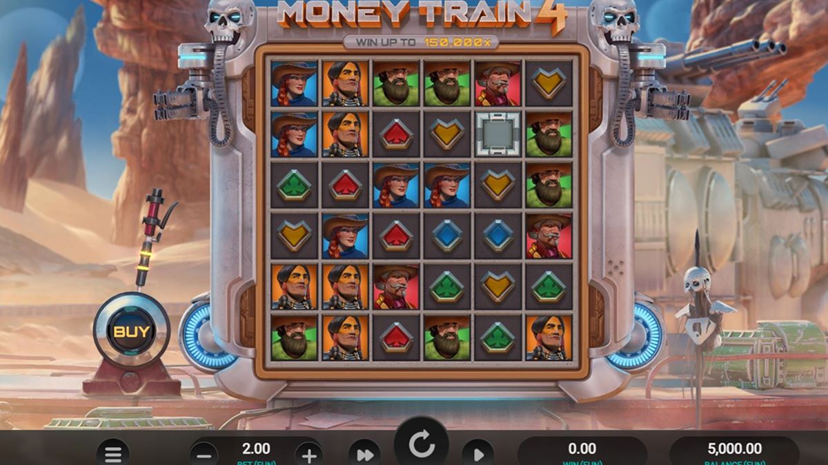 Money Train 4 asosiy ekrani