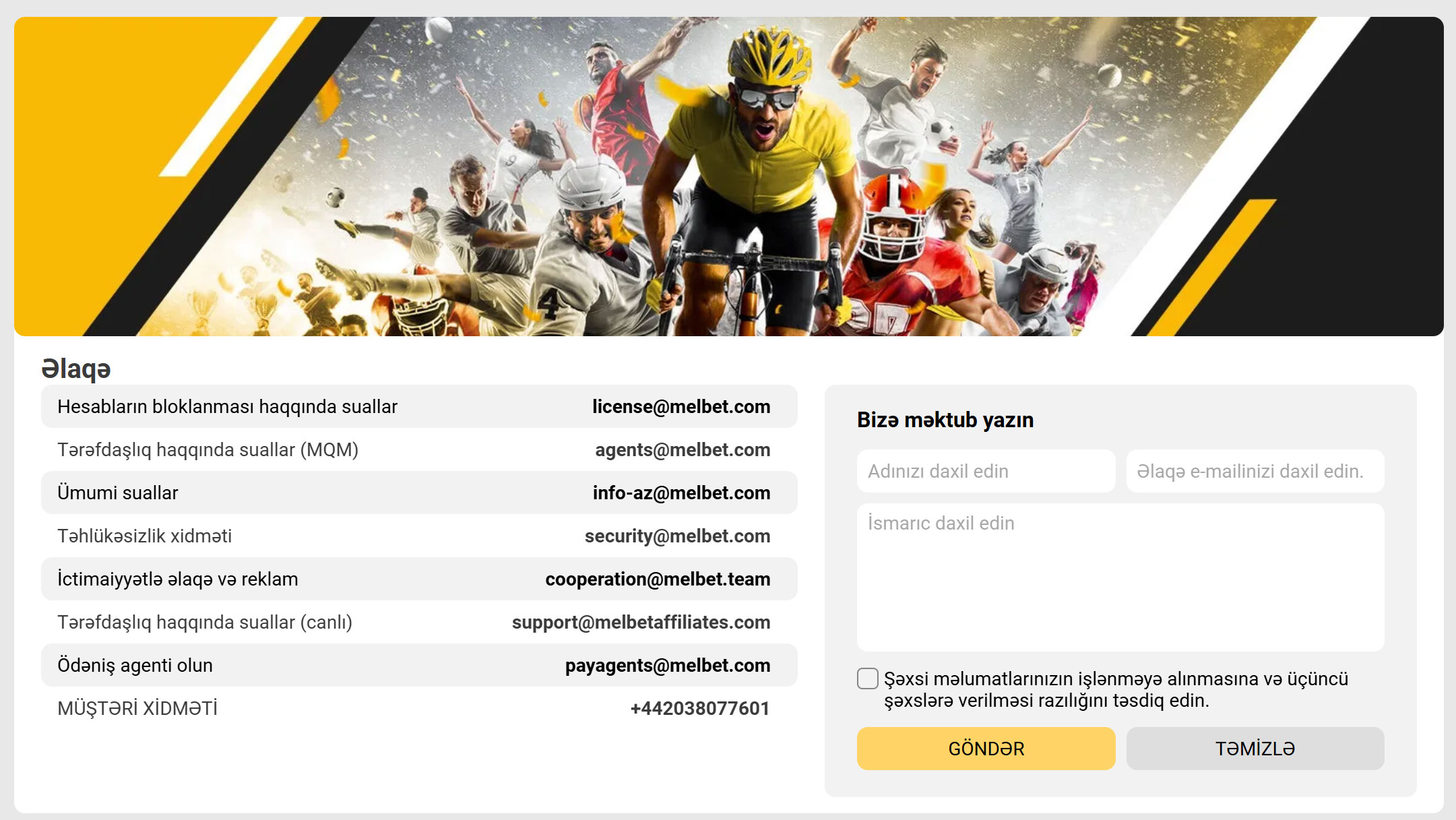 Melbet Casino mijozlarni qo'llab-quvvatlash