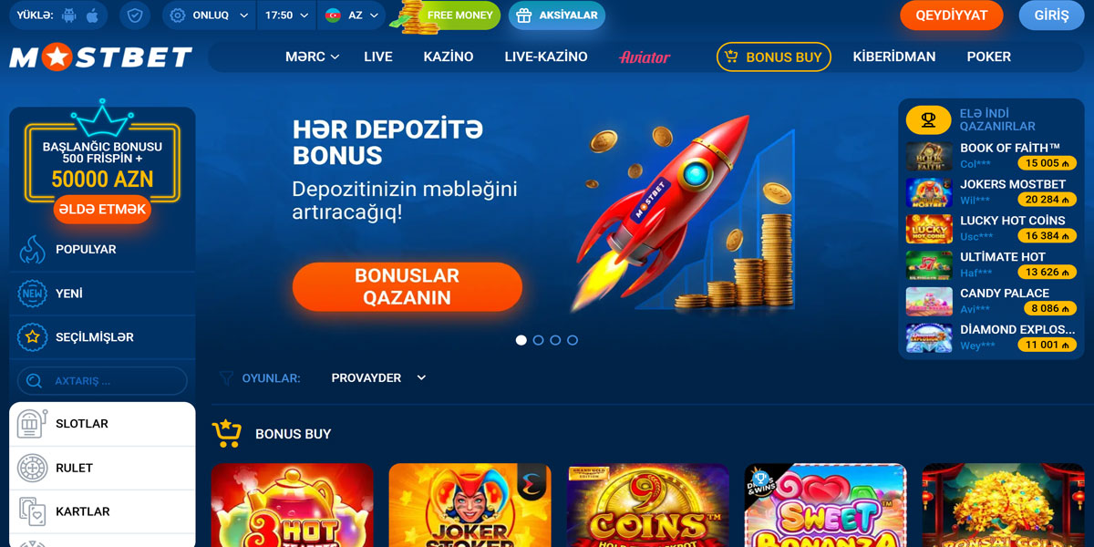 MostBet Kazino Bonuslari va Aksiyalari